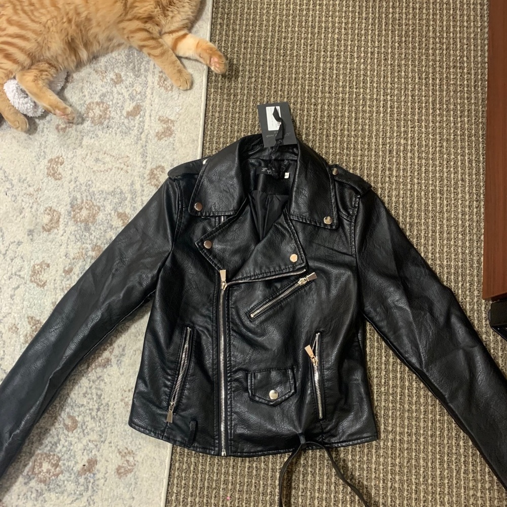 Leather jacket